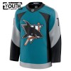 Lasten NHL San Jose Sharks Pelipaita 2025-26 Fanatics Premium Macklin Celebrini Alternate Teal